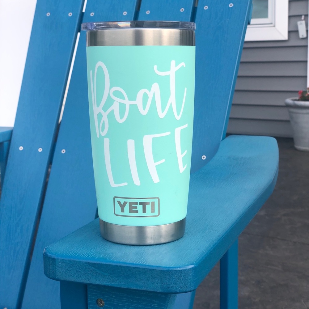 Boat life yeti tumbler